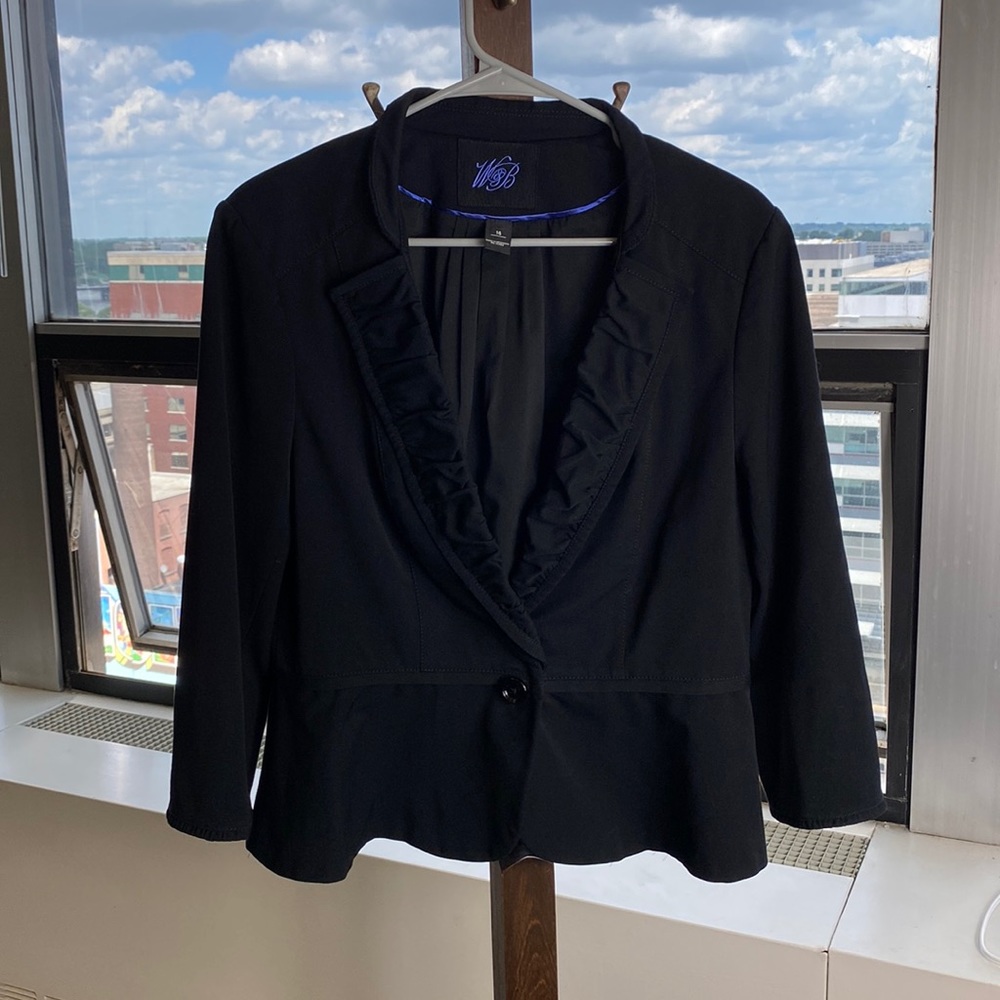 W&B women’s casual suit jacket single button size 14